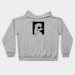 Cat portrait Kids Hoodie